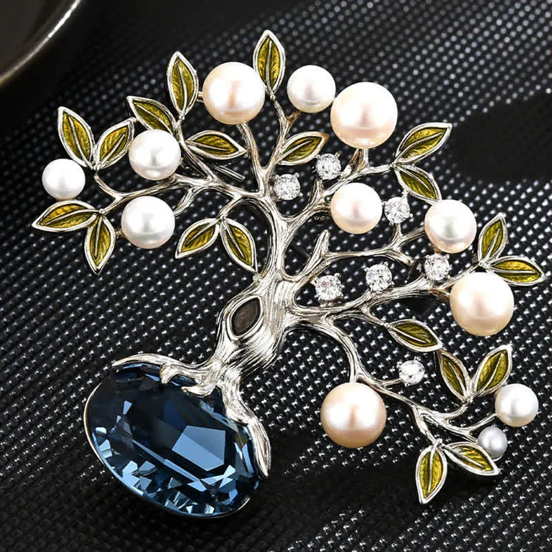 Women's Elegant Retro Flower The Tree of Life Brooch sold by FloralTrip product image thumbnail 3