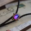 Small Vintage Blue Purple Gemstone Bolo Tie sold by FloralTrip