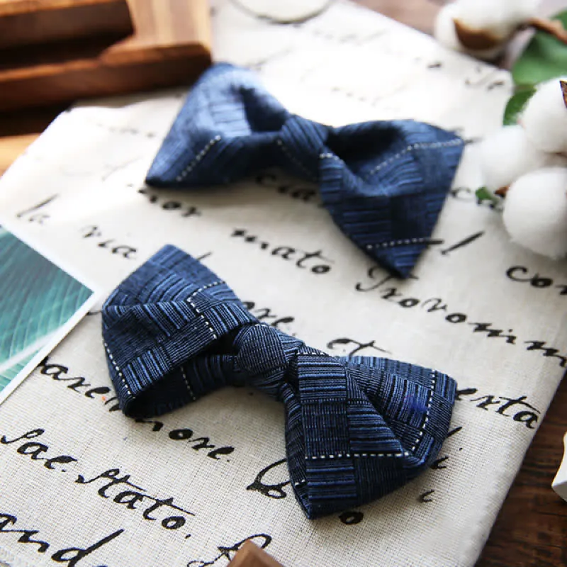 Men's British Style Plaid Pattern Groom Bow Tie sold by FloralTrip