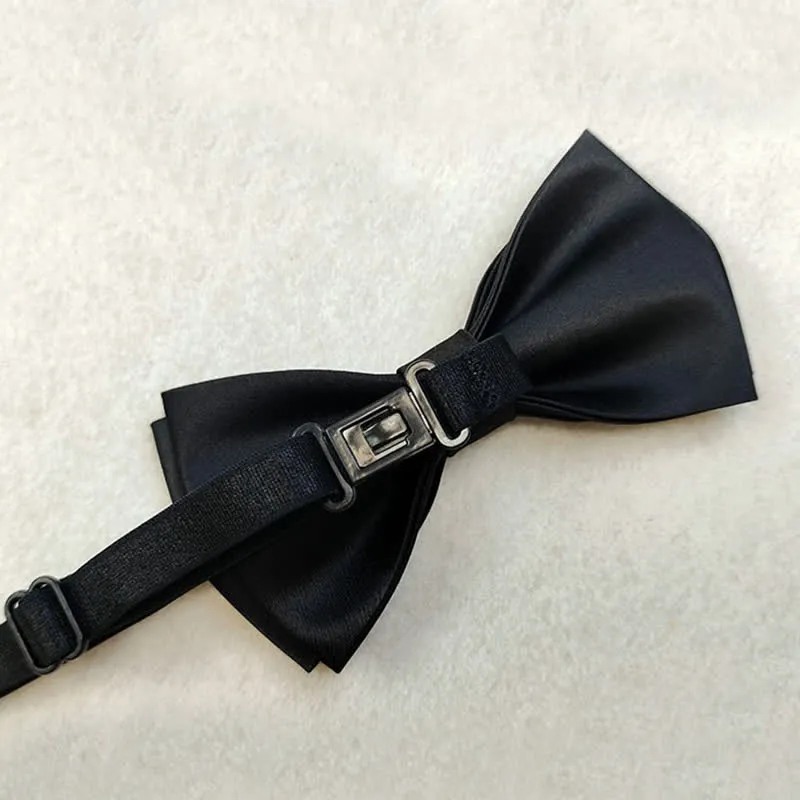 Men's Silver Metal Crown & Cross Chain Bow Tie sold by FloralTrip product image thumbnail 4