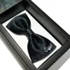 Men's Black White Seahorse Baroque Printed Bow Tie sold by FloralTrip