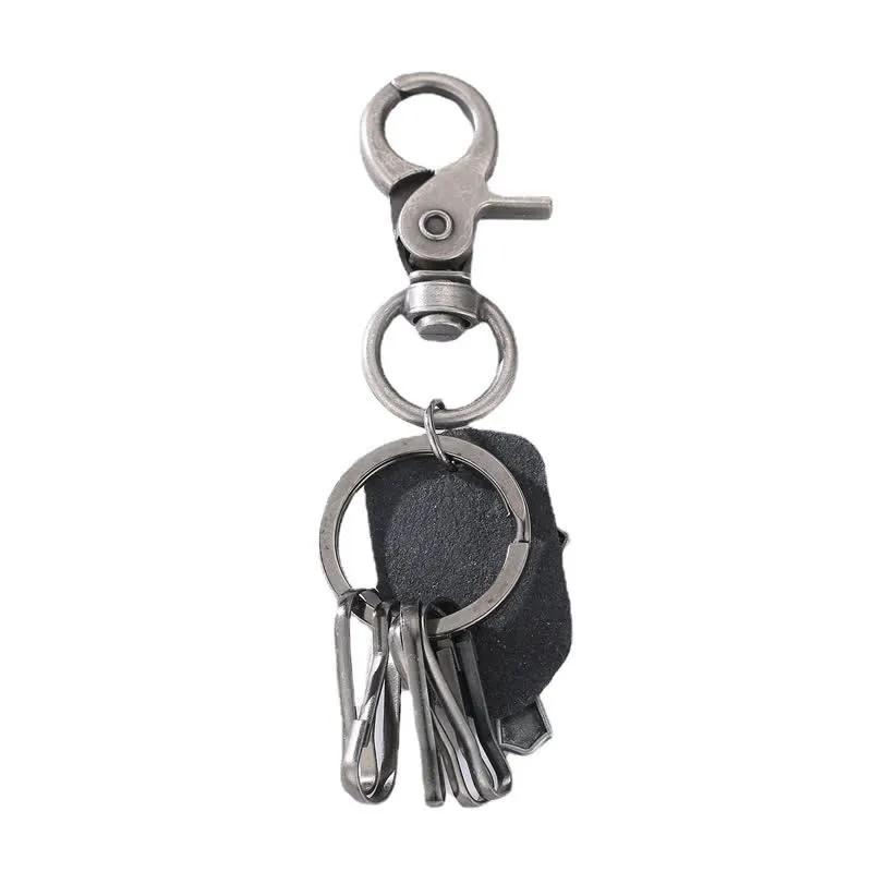 Retro Hanging Cross Faith Design Leather Keychain sold by FloralTrip product image thumbnail 5