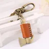 Cute Mini Hammer Bow Knot Leather Keychain sold by FloralTrip