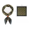 Luxurious British Style Paisley Square Scarf with Scarf Buckle sold by FloralTrip