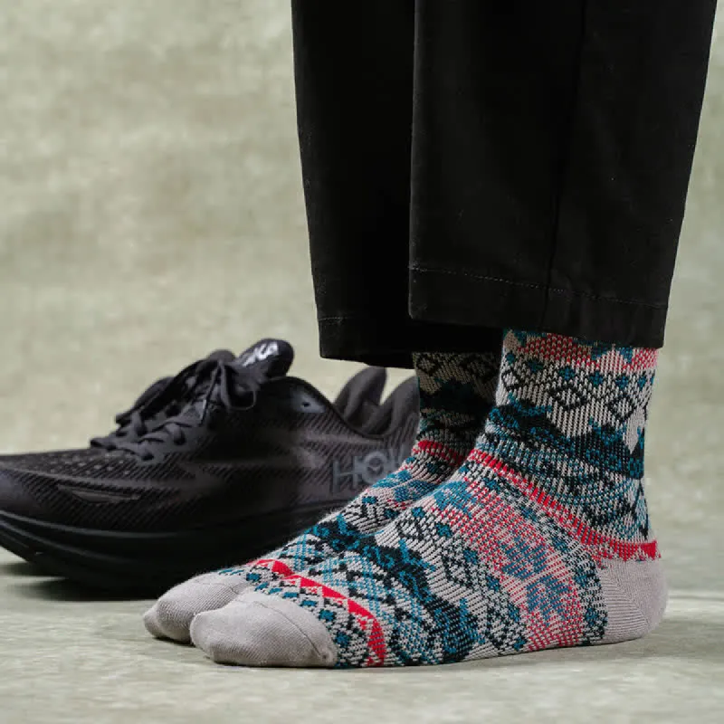 Dazzeling Retro Native Style Cotton Crew Socks sold by FloralTrip