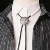 Round Flying Eagle Antique Silver Bolo Tie sold by FloralTrip