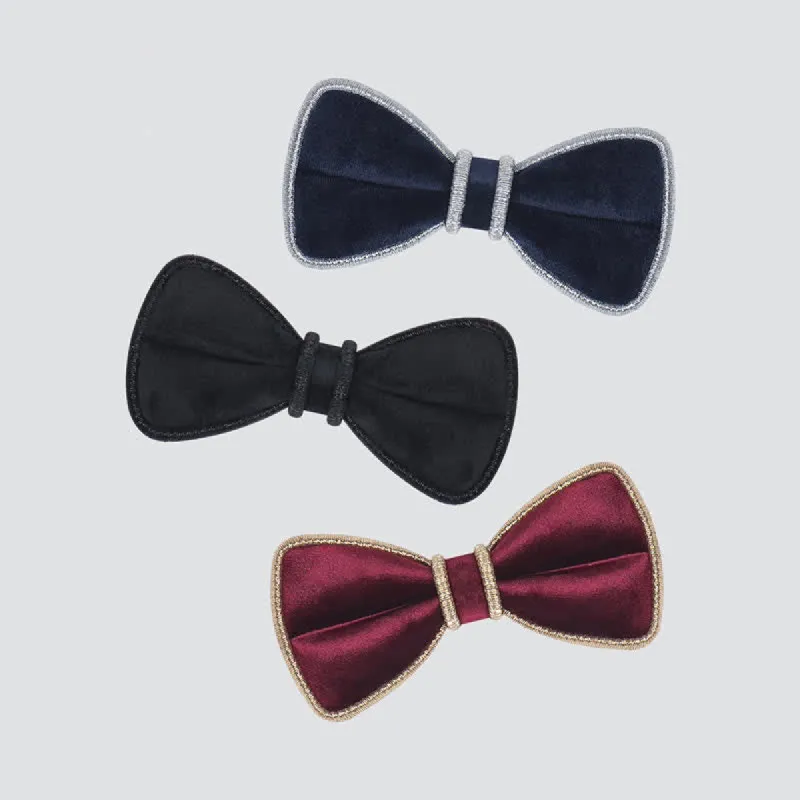 Men's Velvet Decorative Bling Edge Bow Tie sold by FloralTrip