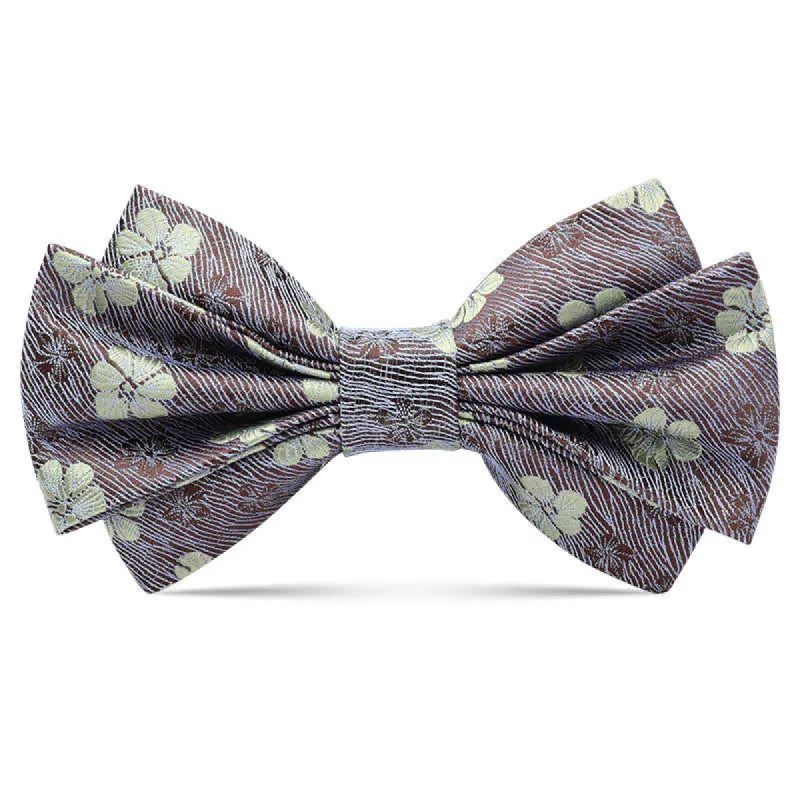 Men's Little Daisy Luxury Floral Bow Tie sold by FloralTrip