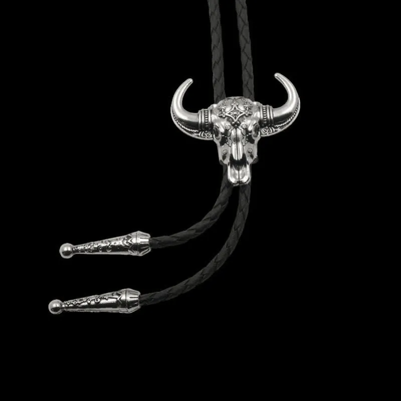 Country Texas Longhorn Bull Head Bolo Tie sold by FloralTrip