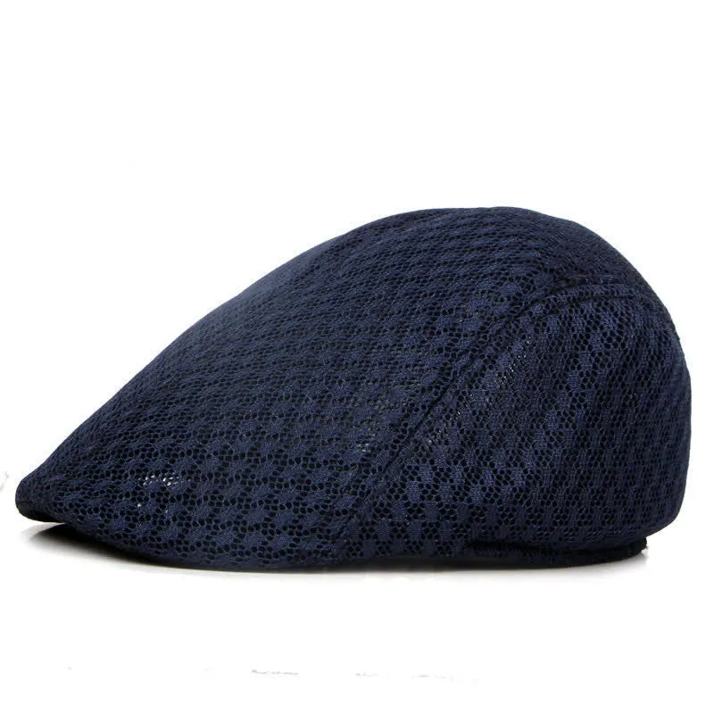 Mesh Summer Solid Color Flat Beret Hat sold by FloralTrip product image thumbnail 5