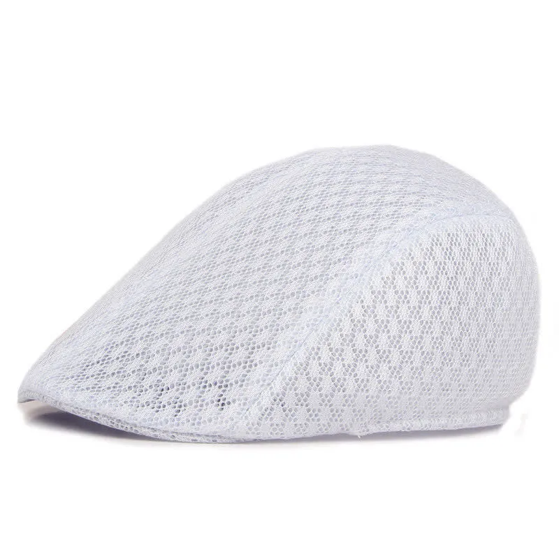 Mesh Summer Solid Color Flat Beret Hat sold by FloralTrip product image thumbnail 4