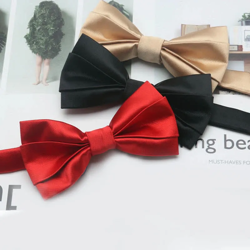 Men's Casual Simple Classic Solid Color Bow Tie sold by FloralTrip product image thumbnail 2