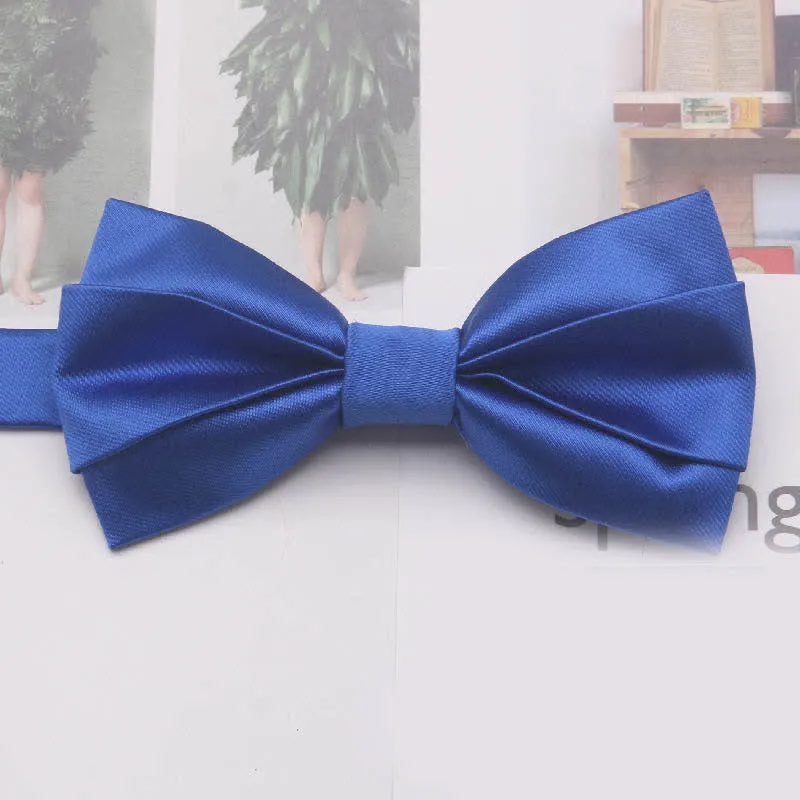 Men's Casual Simple Classic Solid Color Bow Tie sold by FloralTrip product image thumbnail 4