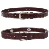 Weatern Style Five-Pointed Star Rivets Leather Belt sold by FloralTrip