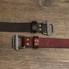 Retro Distressed Adjustable Smooth Buckle Leather Belt sold by FloralTrip