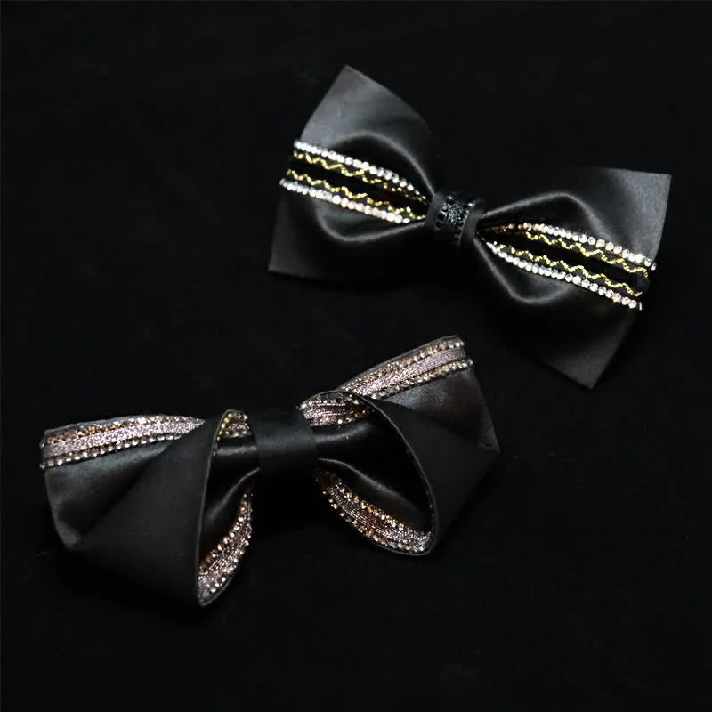 Men's Sea Of Stars Black Rhinestone Bow Tie sold by FloralTrip product image thumbnail 4