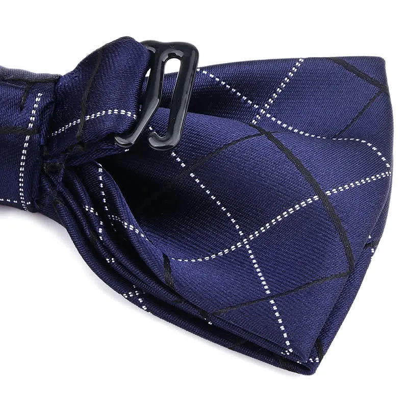 2Pcs Men's British Style Plaid Pattern Bow Tie Set sold by FloralTrip product image thumbnail 4