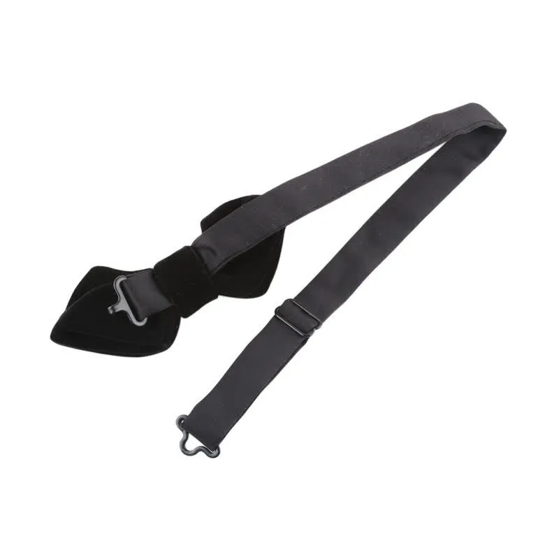 Men's Velvet Solid Color Party Business Pointed Bow Tie sold by FloralTrip product image thumbnail 4