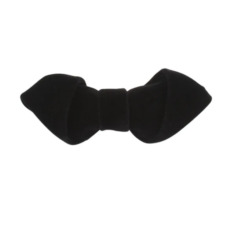 Men's Velvet Solid Color Party Business Pointed Bow Tie sold by FloralTrip product image thumbnail 3