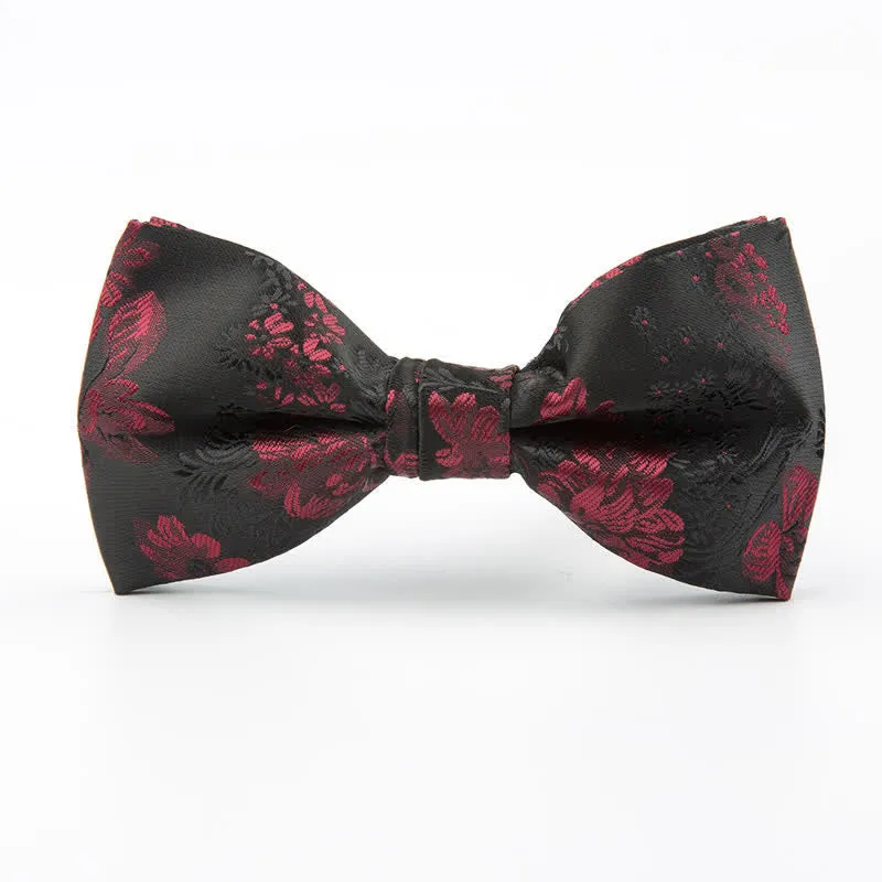Men's Business Leisure Flower Pattern Wedding Bow Tie sold by FloralTrip product image thumbnail 5