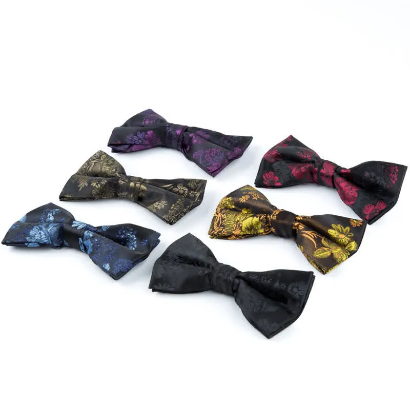Men's Business Leisure Flower Pattern Wedding Bow Tie sold by FloralTrip product image thumbnail 2