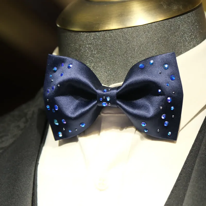 Men's Sparkly Rhinestone Starry Galaxy Bow Tie sold by FloralTrip