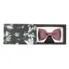 Men's Gentle Rose Pink Twilled Wedding Silk Bow Tie sold by FloralTrip