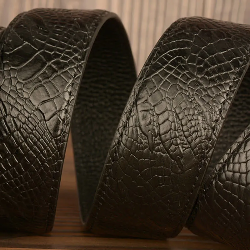 Men's Eagle Cool Alligator Claw Pattern Leather Belt sold by FloralTrip product image thumbnail 5