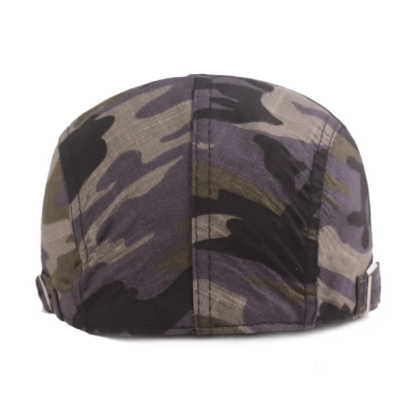 Camouflage Pattern Newsboy Flat Beret Hat sold by FloralTrip product image thumbnail 4