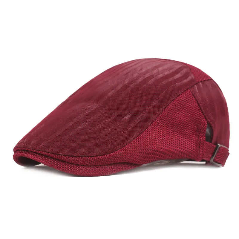 Simple Duckbill Striped Lightweight Beret Hat sold by FloralTrip product image thumbnail 2