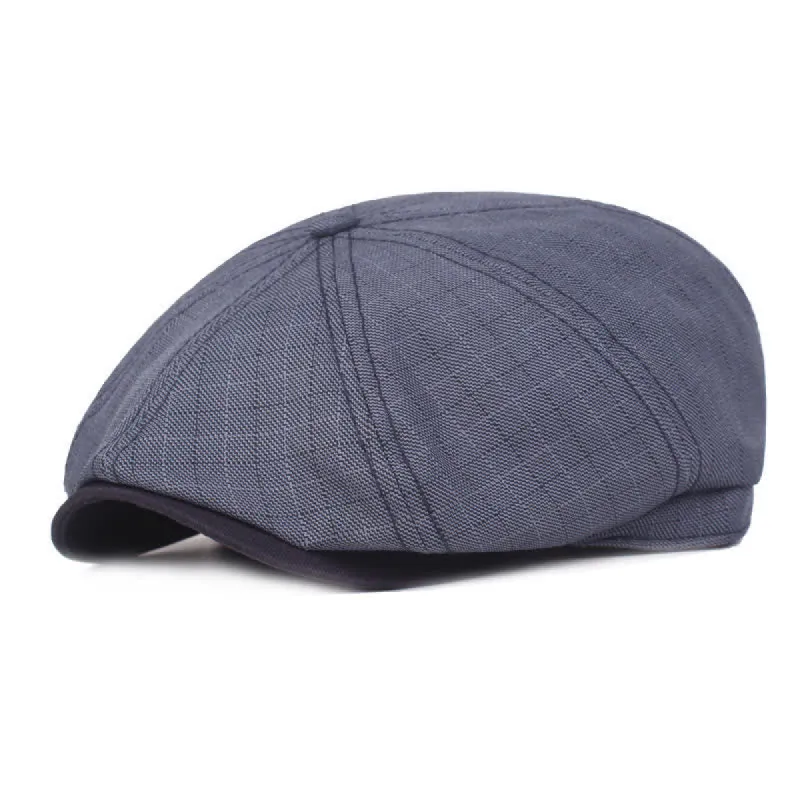 Classic Newsboy 8 Panel Plaid Beret Hat sold by FloralTrip