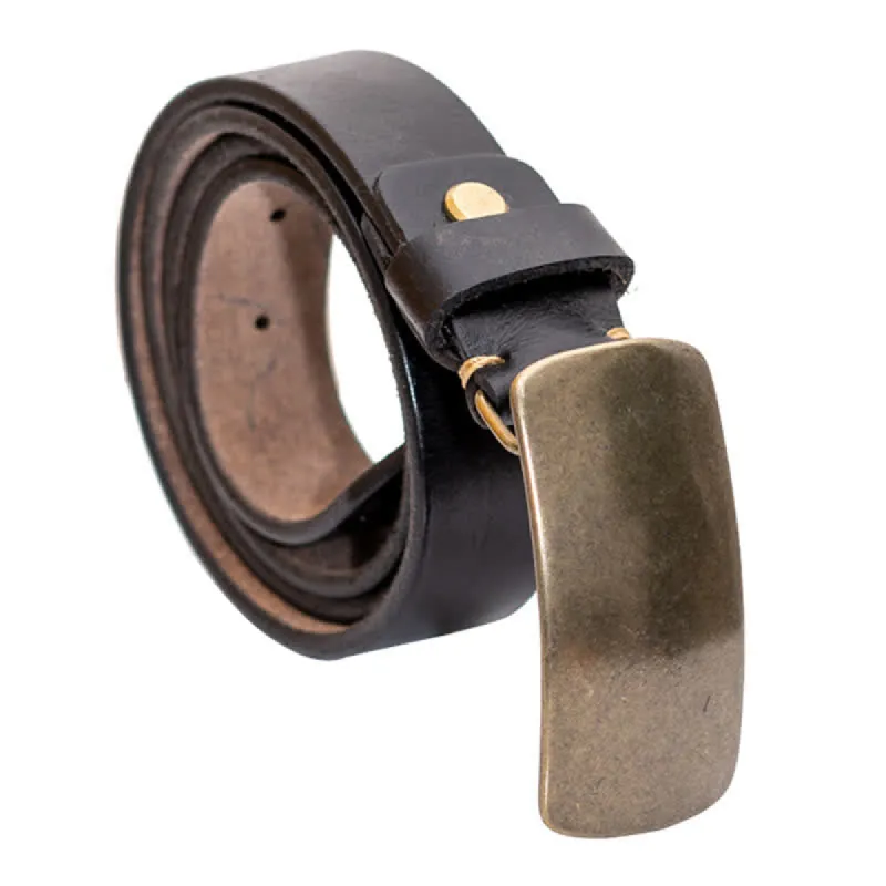 Men's Large Plate Buckle Casual Jeans Leather Belt sold by FloralTrip