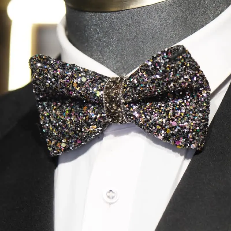 Men's Sparkling Colorful Rhinestone Gorgeous Bow Tie sold by FloralTrip