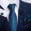 4Pcs Men's Gentle Dark Green Series Necktie Set sold by FloralTrip