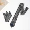 2Pcs Men's Luxury Paisley Pocket Square Necktie Set sold by FloralTrip