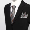 2Pcs Men's Luxury Paisley Pocket Square Necktie Set sold by FloralTrip