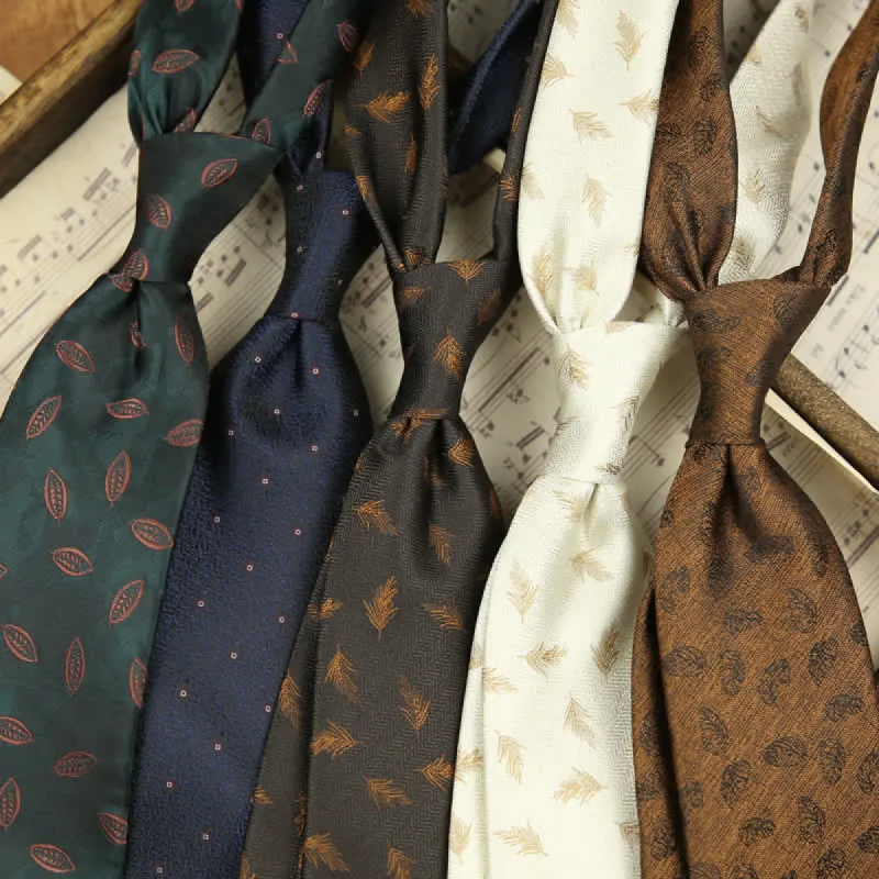 Men's Classic Design Leaves Suit Accessories Necktie sold by FloralTrip