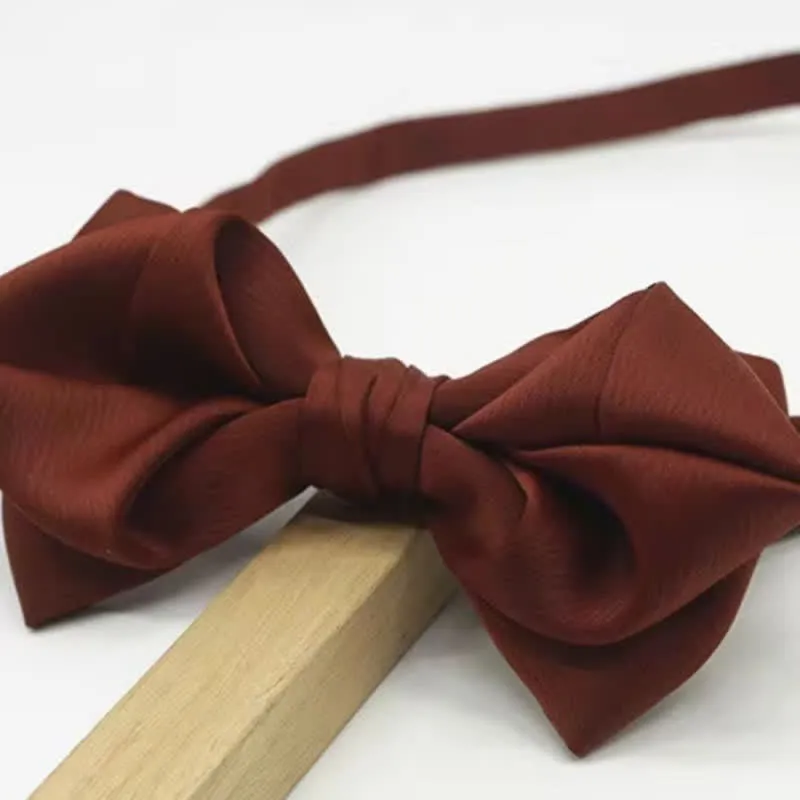 Men's Bud-Like Solid Color Pointed Bow Tie sold by FloralTrip product image thumbnail 3