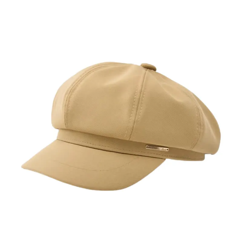 Classic Short Brim Round Dome Beret Hat sold by FloralTrip
