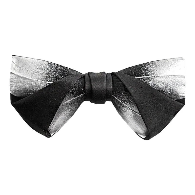 Men's Gradient Starry Galaxy Feather Bow Tie sold by FloralTrip
