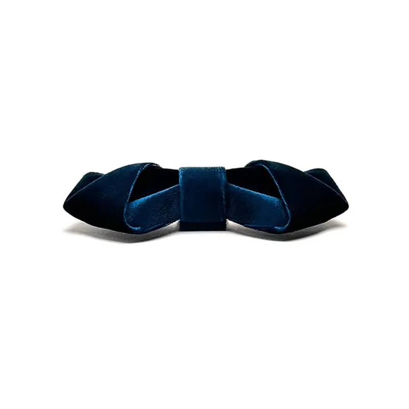 Men's Blue Series Solid Color Velvet Bow Tie sold by FloralTrip product image thumbnail 5