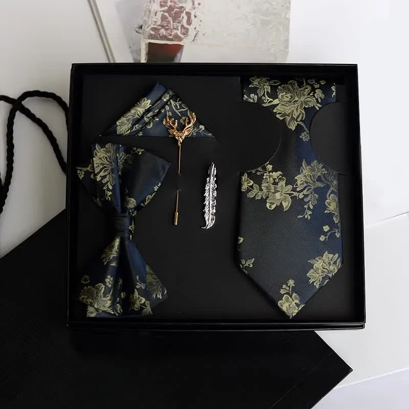 5Pcs Men's Iris Pttern Fashion Wedding Bow Ties Gift Box sold by FloralTrip product image thumbnail 2