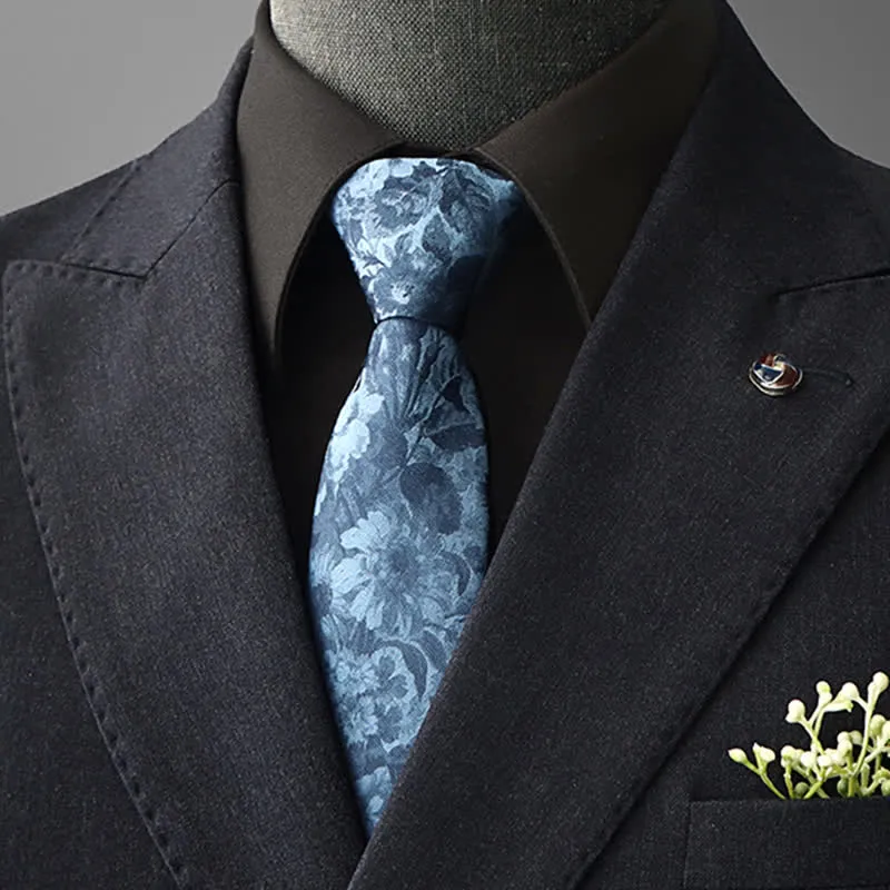 Men's Striking Floral Pattern Business Necktie sold by FloralTrip