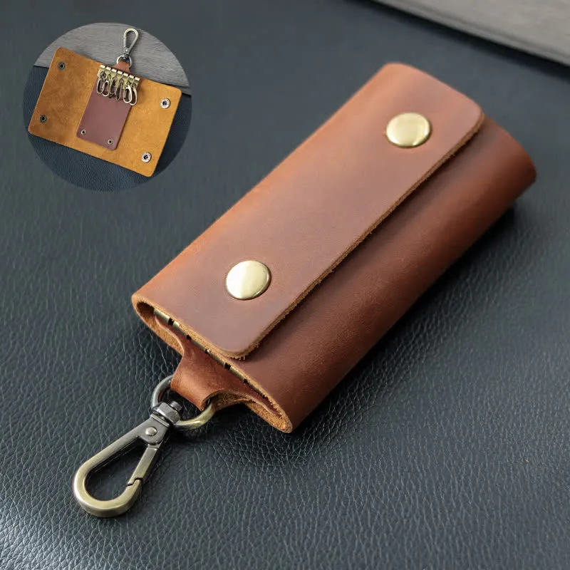 Versatile Belt Key Holder Leather Car Key Case sold by FloralTrip product image thumbnail 5