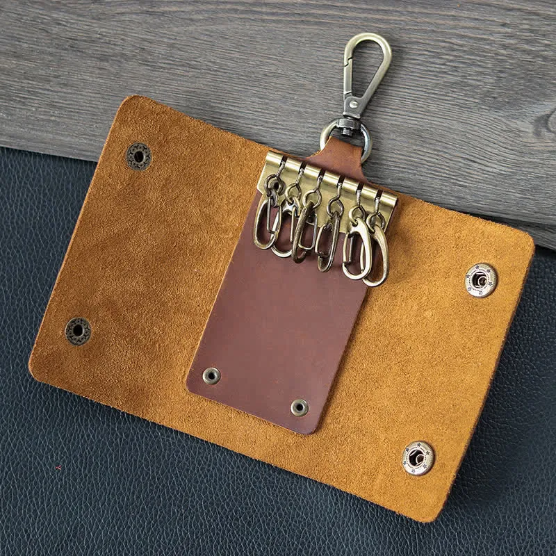 Versatile Belt Key Holder Leather Car Key Case sold by FloralTrip product image thumbnail 2