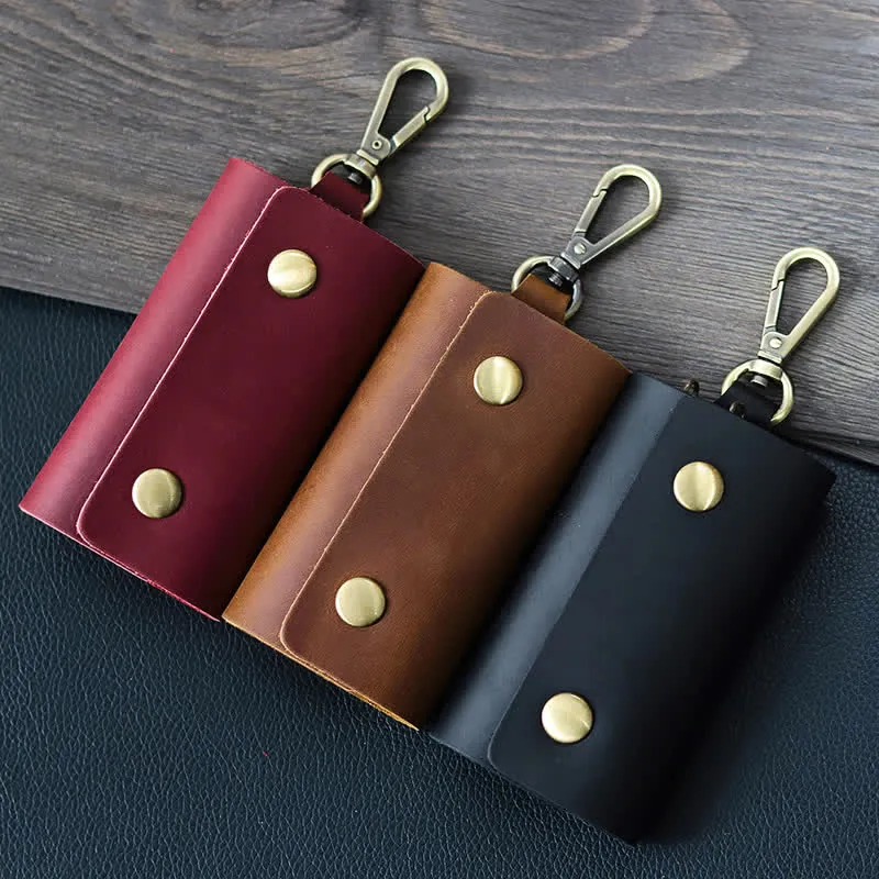 Versatile Belt Key Holder Leather Car Key Case sold by FloralTrip