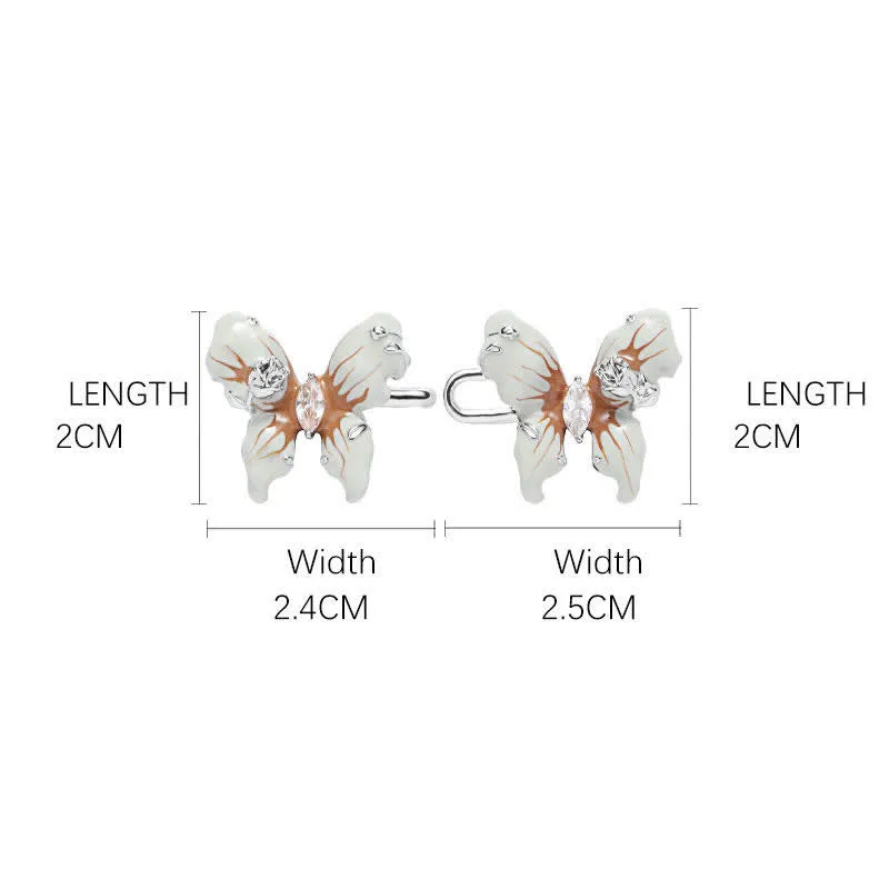 Women's White Butterfly Button Tightener Belt Clip sold by FloralTrip product image thumbnail 5