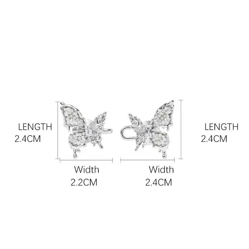 Women's Butterfly Pearls Decor Button Belt Clip sold by FloralTrip product image thumbnail 5