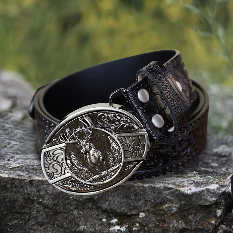 DIY Forest Deer Buckle With Folding Knife sold by FloralTrip product image thumbnail 3