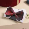 Men's Luxury Abstract Pattern Double Layered Bow Tie sold by FloralTrip